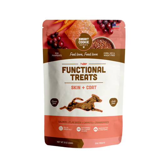 Smart Cookie: Functional Treats - Skin & Coat 8oz Pouch