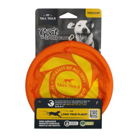 Tall Tails Goat Flyer 7" Orange Toy