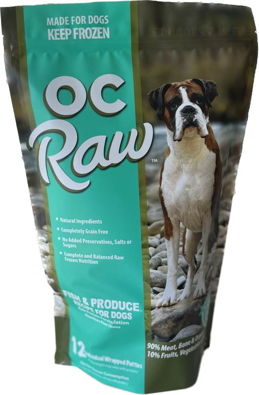OC Raw: Fish & Produce Recipe 6lb Bag