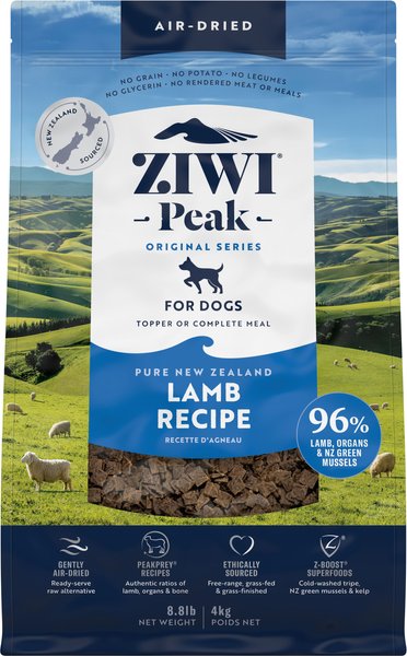 Ziwi Peak: Lamb Recipe 8.8lb Dog Food Bag