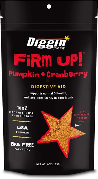 Diggin Your Dog Firm Up! Pumpkin and Cranberry