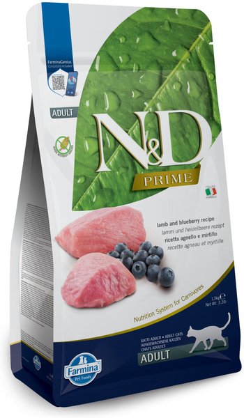 Farmina: N&D Prime - Lamb and Blueberry Recipe 3.3lb Cat Food