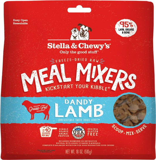 Stella & Chewy's: Freeze- Dried Raw Meal Mixers - Dandy Lamb 18oz Bag