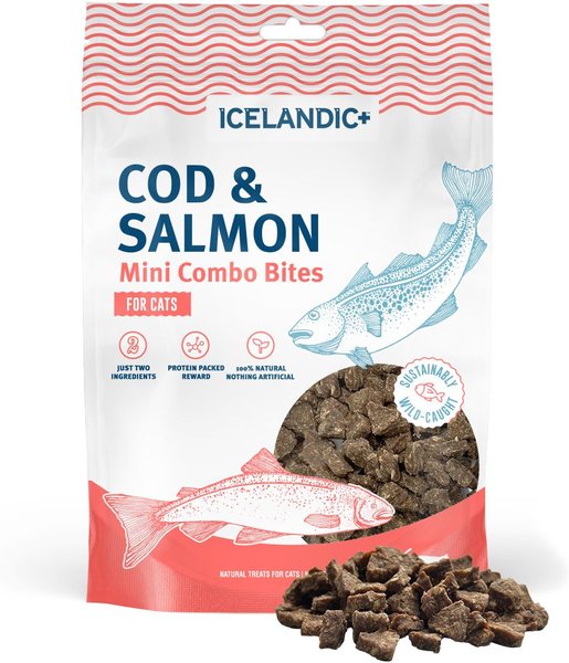 Icelandic+: Mini Cod & Salmon Combo Bites 1.7oz Bag