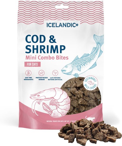 Icelandic+: Mini Cod & Shrimp Combo Bites 1.7oz Bag