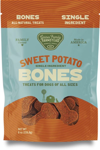 Gaines Family Farmstead Sweet Potato Bones 8oz Bag