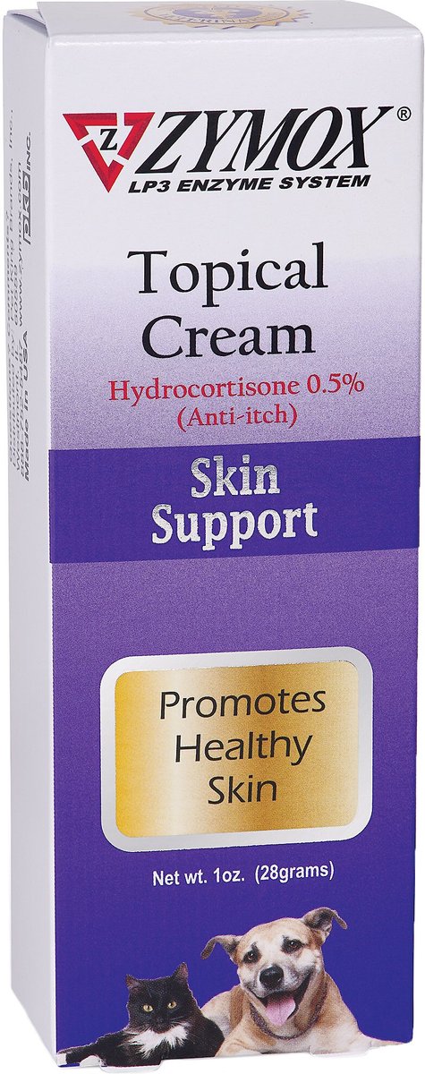 Zymox: Topical Cream Hydrocortisone 0.5% 1oz Bottle