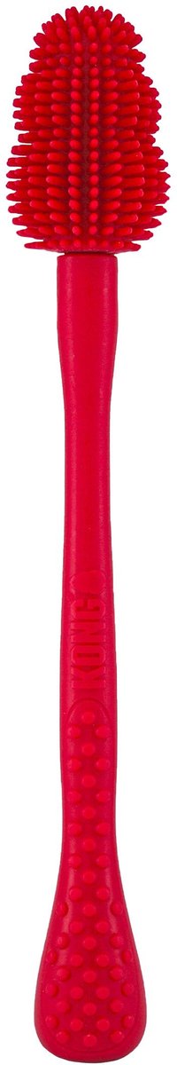 KONG Dog & Cat Toy Brush, Red