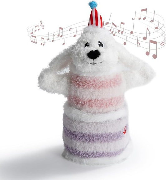 Fuzzwoof: Birthday Cake Dog Toy