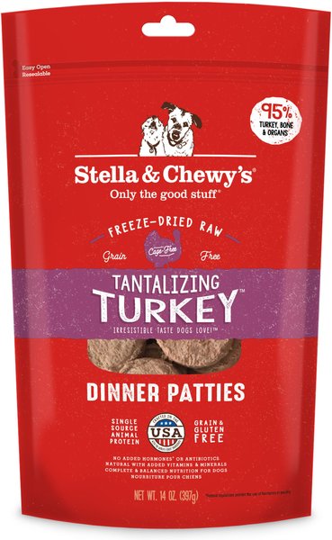 Stella & Chewy's: Freeze-Dried Raw - Tantalizing Turkey 14oz Bag