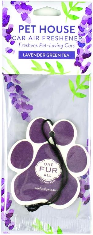 Pet-Friendly Car Air Freshener Lavender Green Tea
