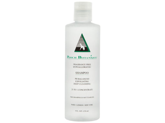 Pooch Botanique 25 To 1 Fragrance Free Hypoallergenic Shampoo 8 oz