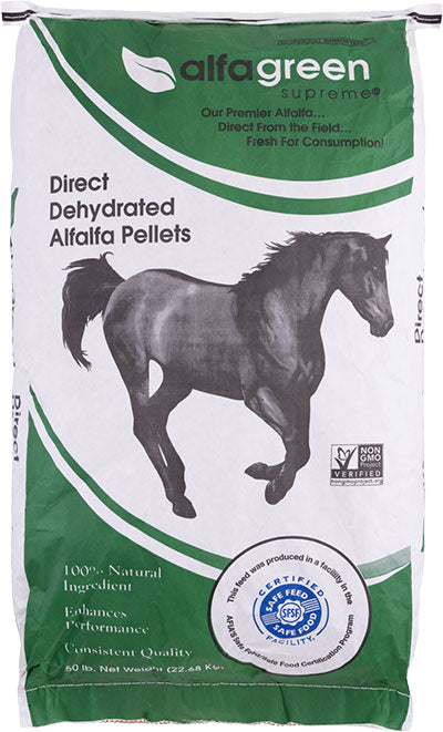 Alfalfa Dehydrated Pellets 50lbs Non GMO