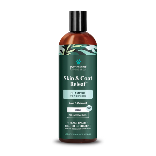 Pet Releaf: Itchy & Dry Skin CBD Shampoo for Dogs