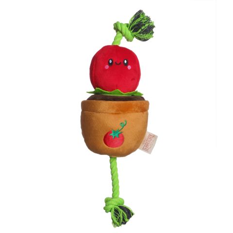 Territory Toys Tomato Treat-and-Tug Dog Toy