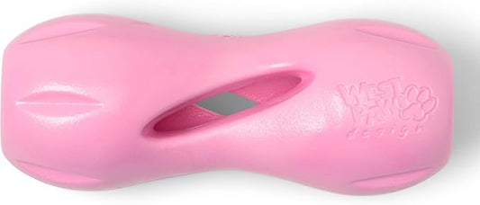 West Paw Dog Toy Qwizl Ass't Large 6.5" Pink