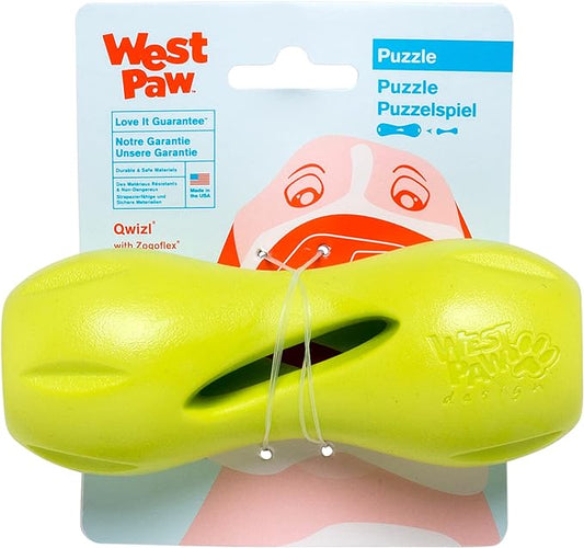 West Paw Dog Toy Qwizl Ass't Small 5.5 Green